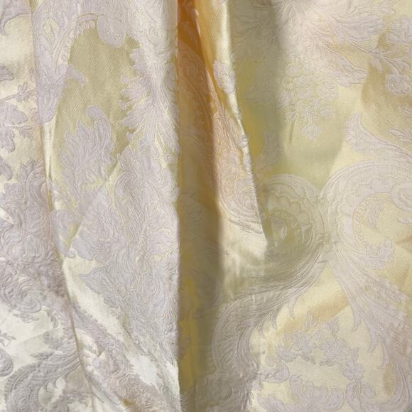 Kay Unger Dress Size 14 Knee Wrap Lorraine Jacquard‎ Pencil Slit Asymmetric READ - Picture 15 of 16